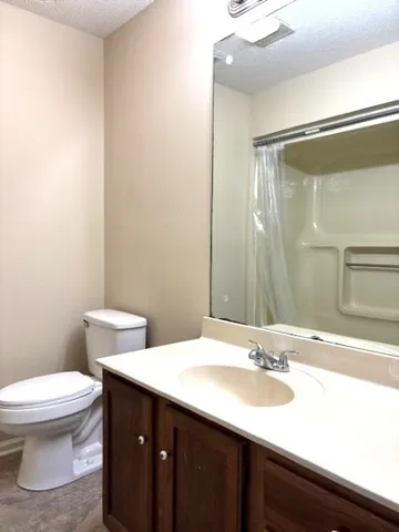 a bathroom with a sink and a toilet