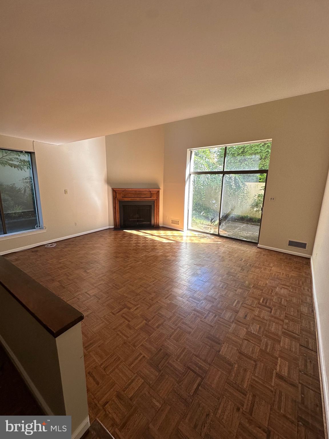 100 Llanalew Road, Unit 7 Haverford, PA 19041 - Photo 2 of 16 living room /parquet floors, cathedral ceiling,