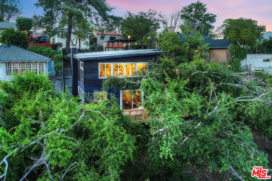 3922 Roderick Road Los Angeles, CA 90065 - Photo 27 of 29 a view of a house with a yard and plants