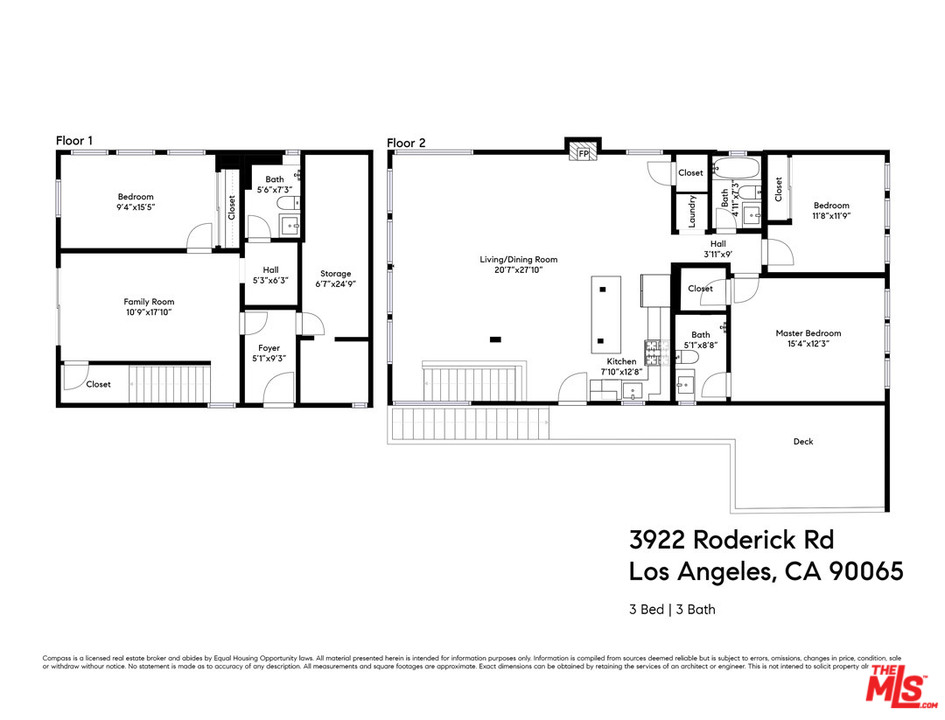 3922 Roderick Road Los Angeles, CA 90065 - Photo 29 of 29 a picture of a floor plan