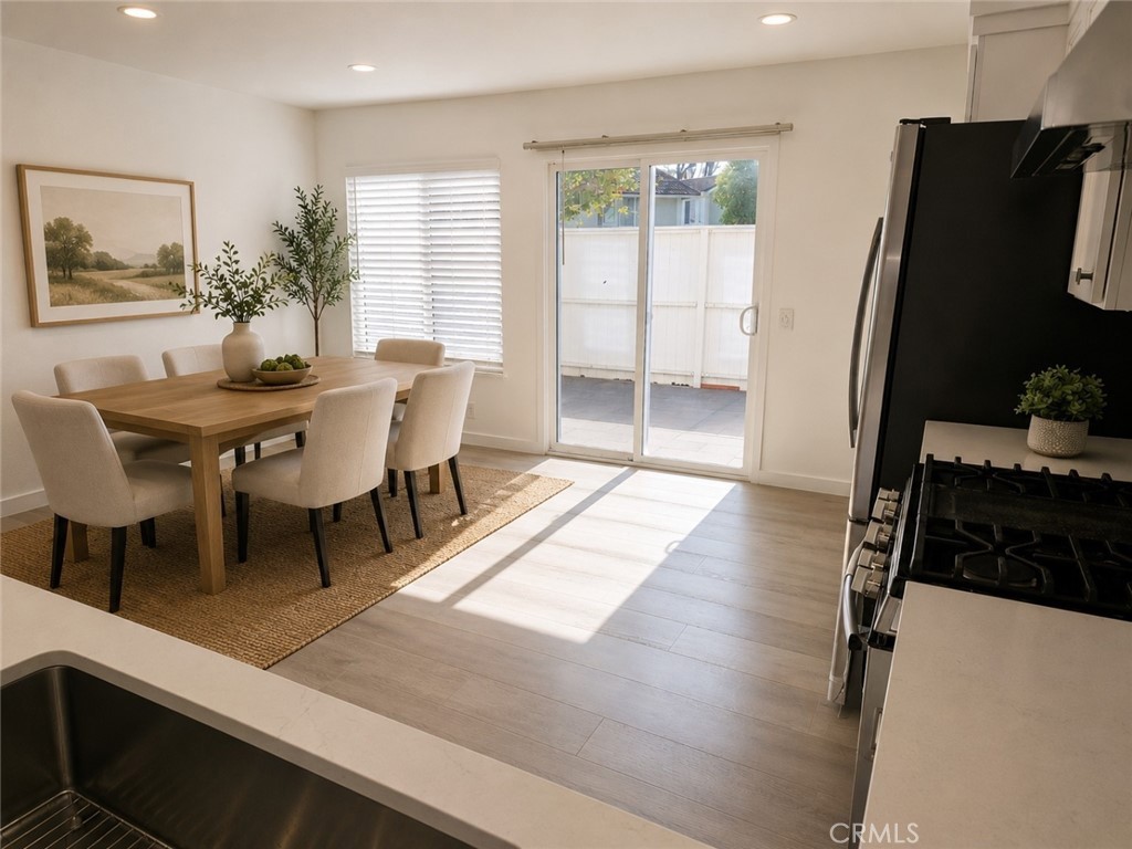 25885 Trabuco Road, Unit 98 Lake Forest, CA 92630 - Photo 17 of 36 Kitchen/Dining Room - AI Virtually Staged Photo. Furniture, décor, furnishings, and/or accessories have been digitally added for illustrative purposes and are not included with the property.