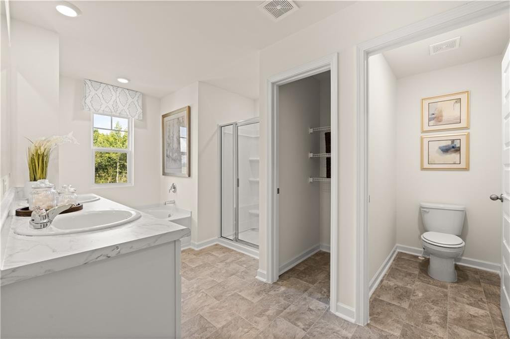 1191 Amerson Street Buckhead, GA 30625 - Photo 52 of 96 a bathroom with a sink toilet and shower