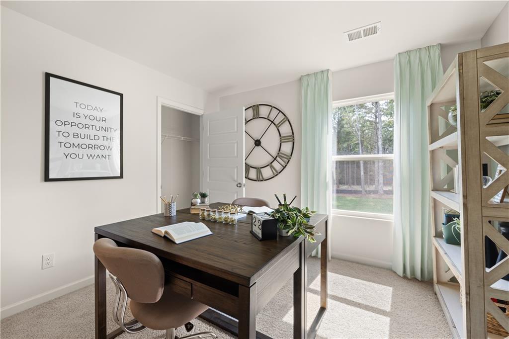 1191 Amerson Street Buckhead, GA 30625 - Photo 74 of 96 a view of a dining room with furniture window and wooden floor