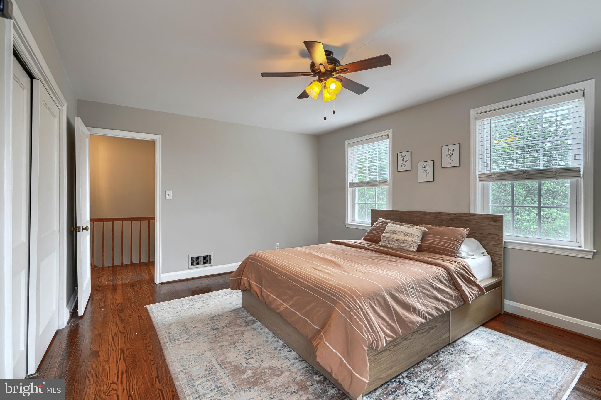 8132 Pleasant Plains Road Towson, MD 21286 - Photo 21 of 55 a bedroom with a bed and a window