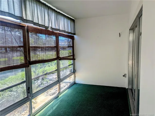 a view of front door