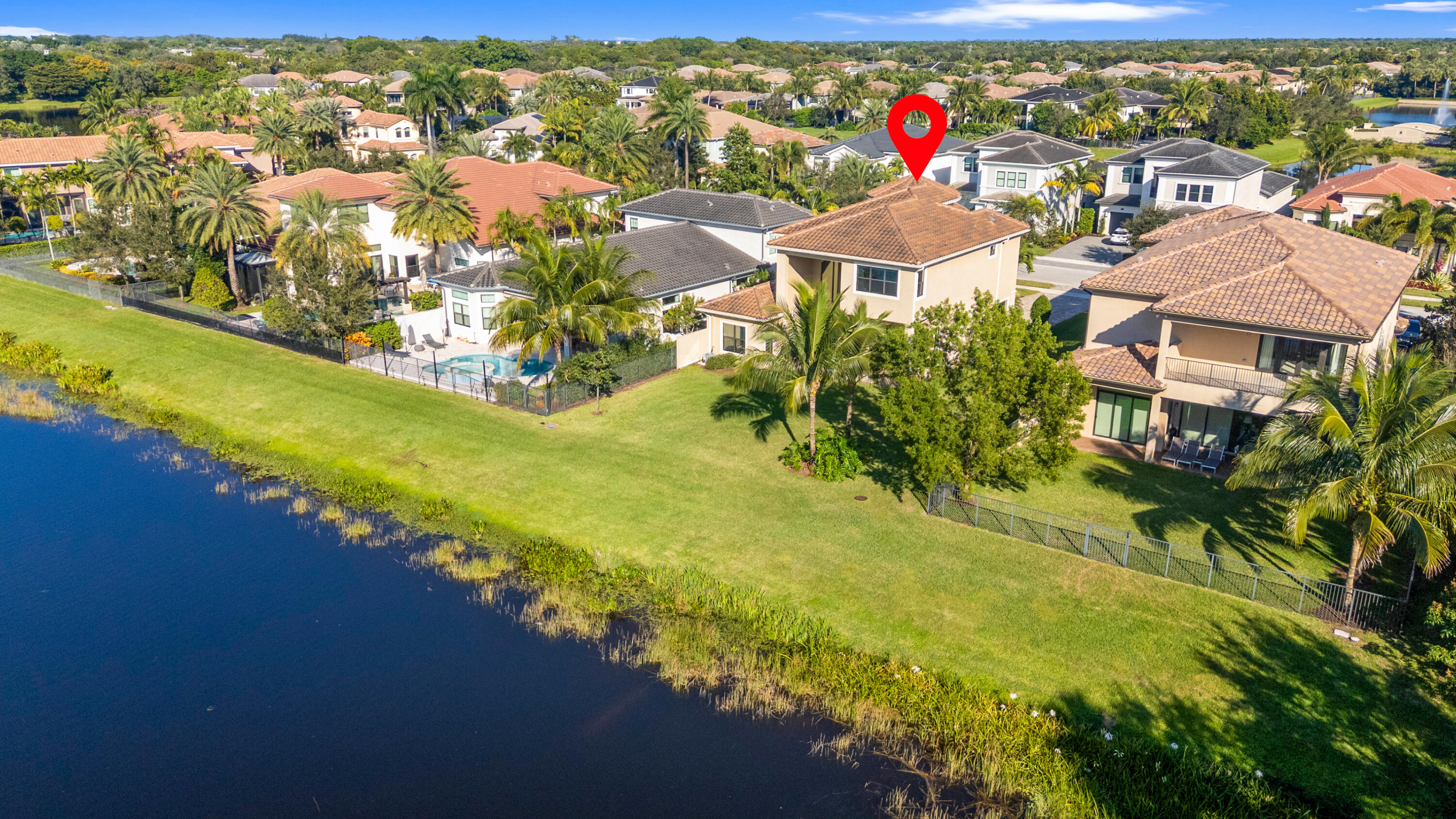 16743 Picardy Way Delray Beach, FL 33446 - Photo 63 of 79 a view of a lake with a lake