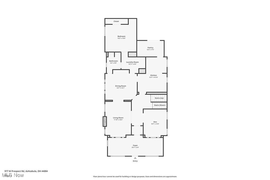 977 West Prospect Road Ashtabula, OH 44004 - Photo 38 of 42 View of floor plan / room layout