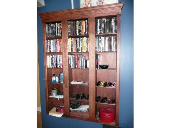 7101 Colonial Road, Unit R6G Brooklyn, NY 11209 - Photo 3 of 10 Custom built-in bookcase in LR