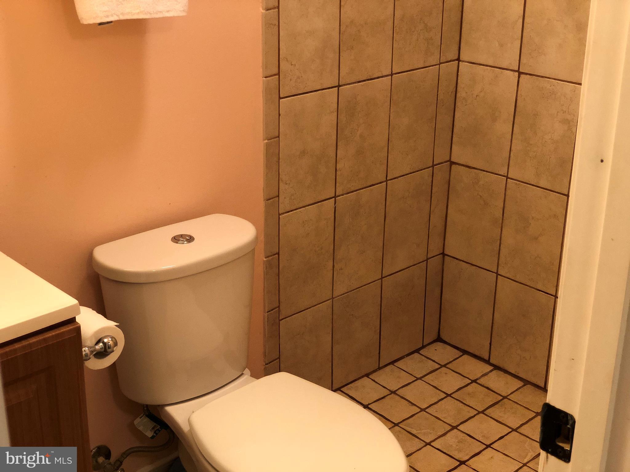 8989 Centerway Road Gaithersburg, MD 20879 - Photo 14 of 26 a bathroom with a toilet and a shower