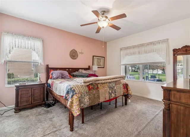 a view of a bedroom from hallway