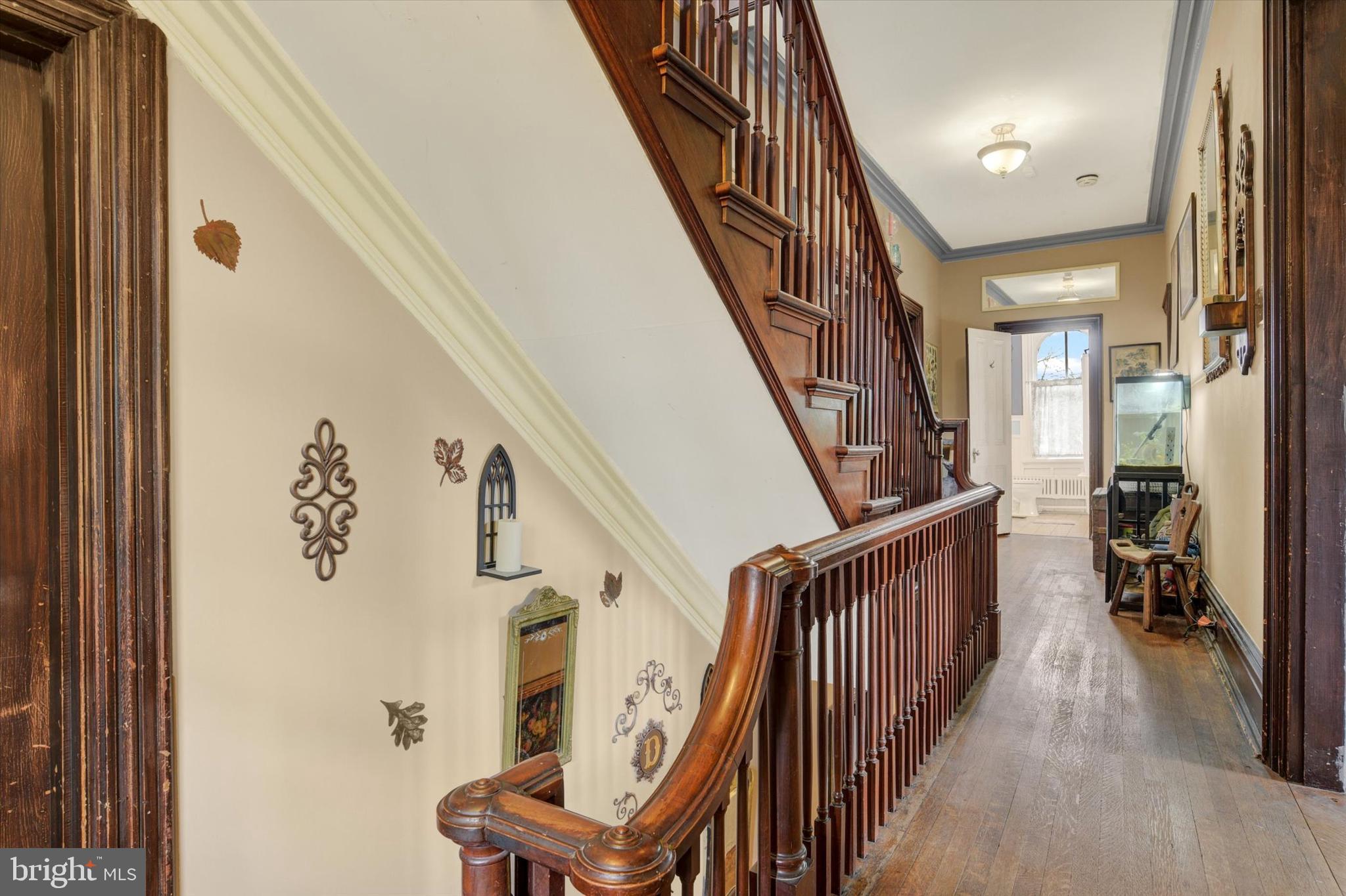 2101 Bellevue Road Harrisburg, PA 17104 - Photo 20 of 49 a view of entryway with wooden floor and stairs