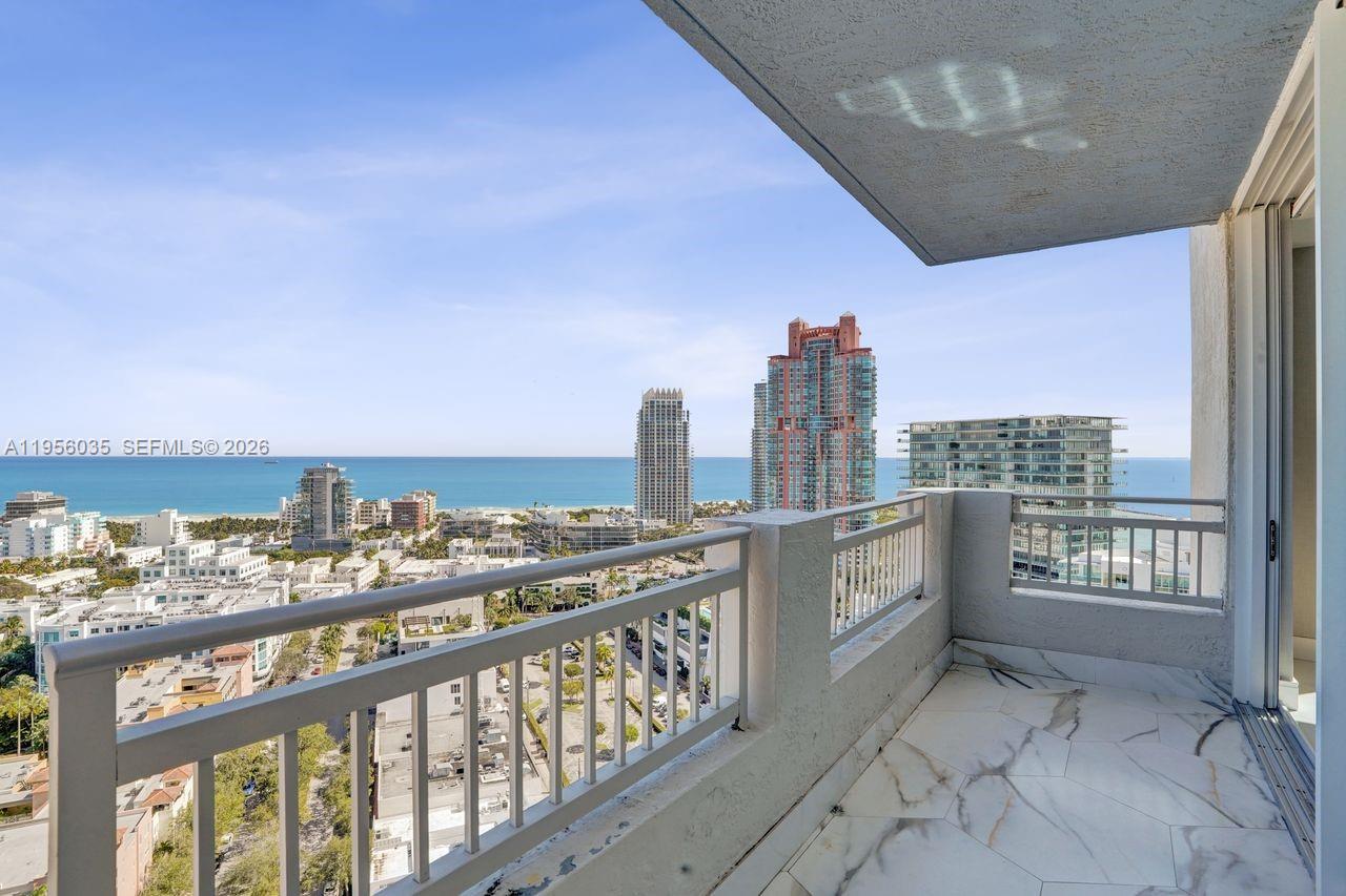 90 Alton Road, Unit 2701 Miami Beach, FL 33139 - Photo 26 of 76 a view of city from balcony