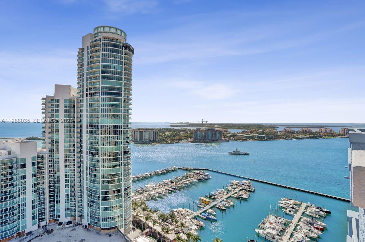 90 Alton Road, Unit 2701 Miami Beach, FL 33139 - Photo 45 of 76 a view of a city with tall buildings