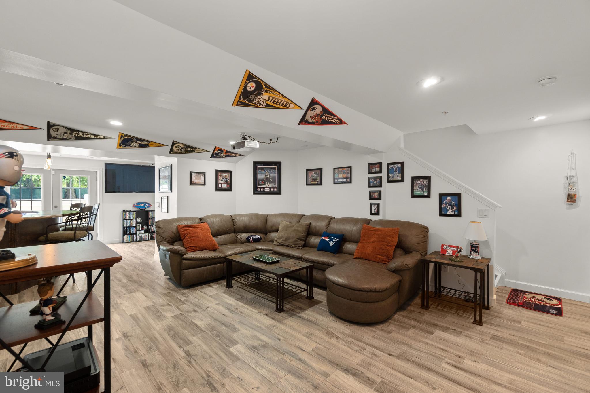 7722 North Point Road Baltimore, MD 21219 - Photo 40 of 56 New Finished Lower Level Rec Room