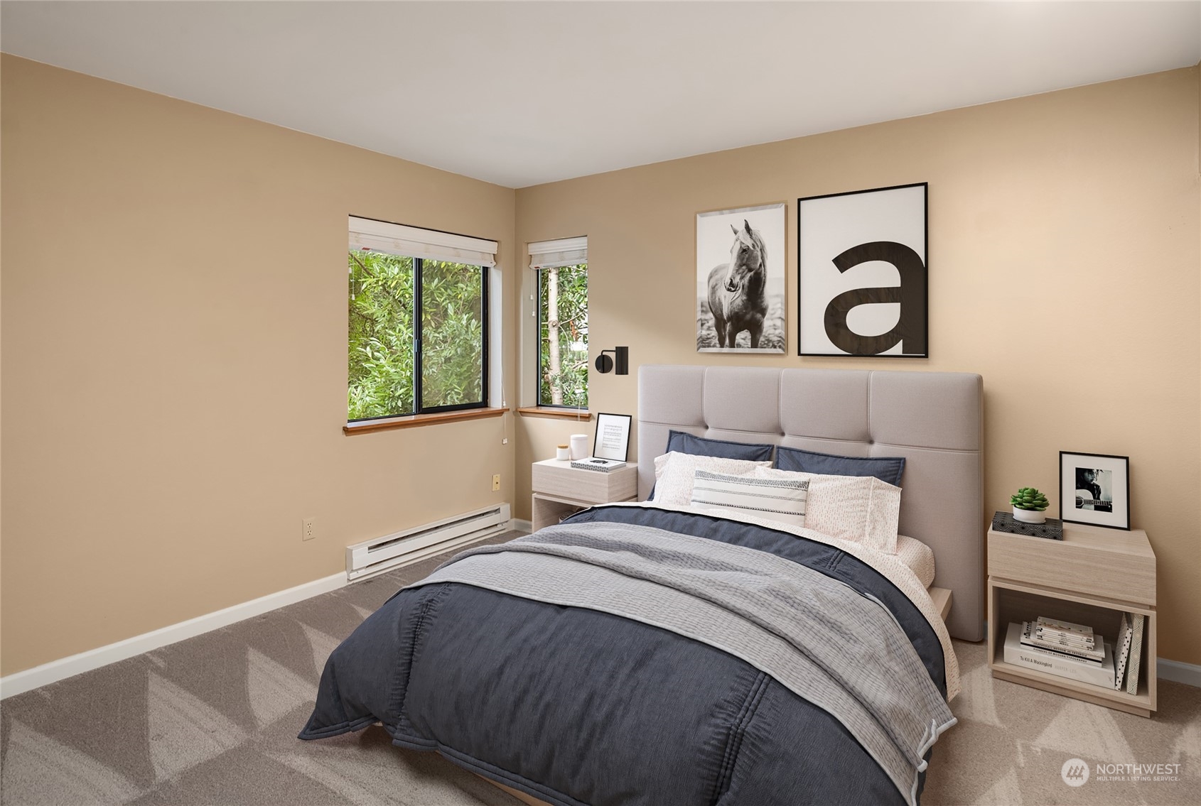 9009 Avondale Road Northeast, Unit R 235 Redmond, WA 98052 - Photo 4 of 24 a bedroom with a bed and a window