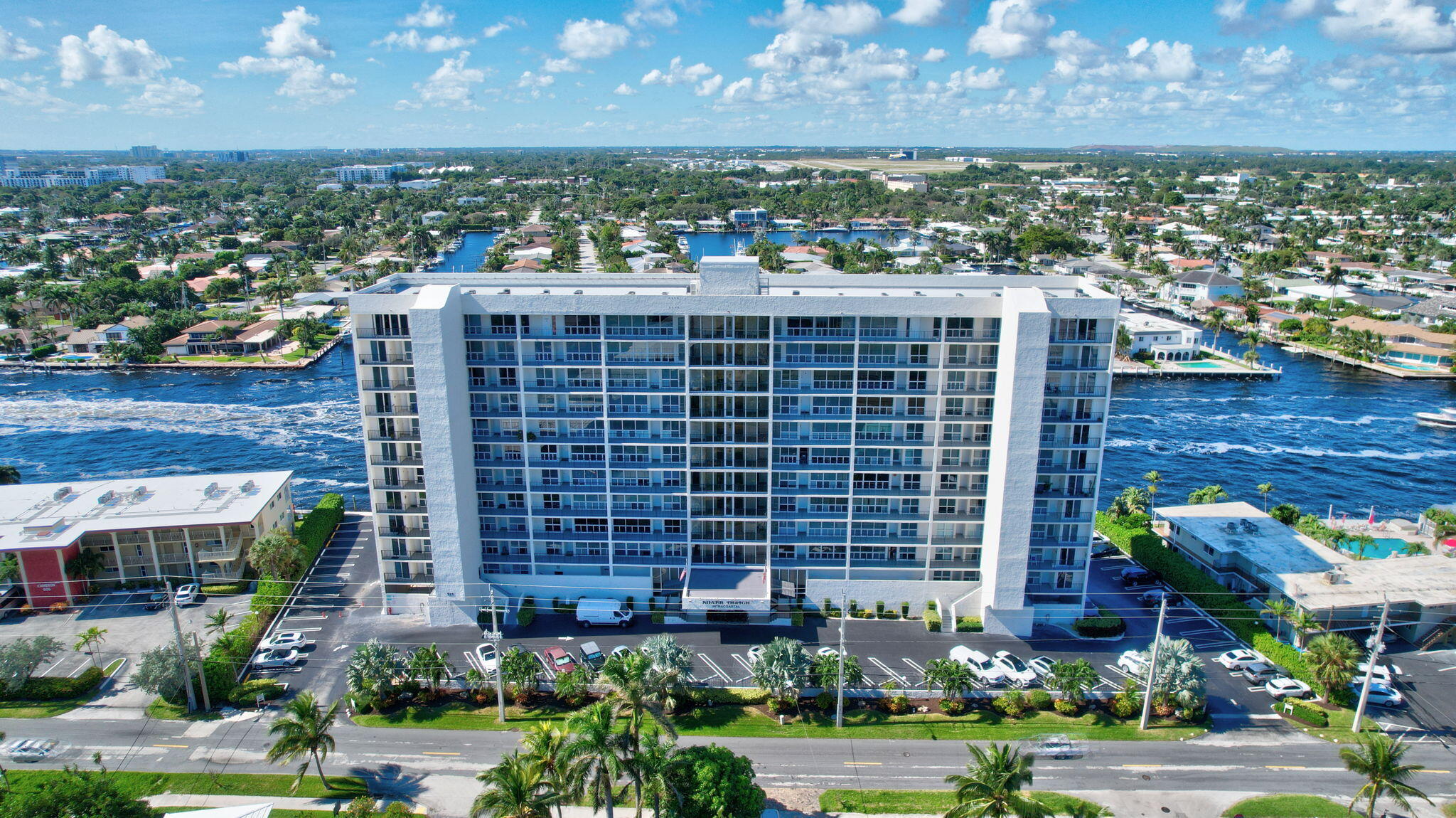 521 North Riverside Drive, Unit 1207 Pompano Beach, FL 33062 - Photo 1 of 50 a view of a city with tall buildings