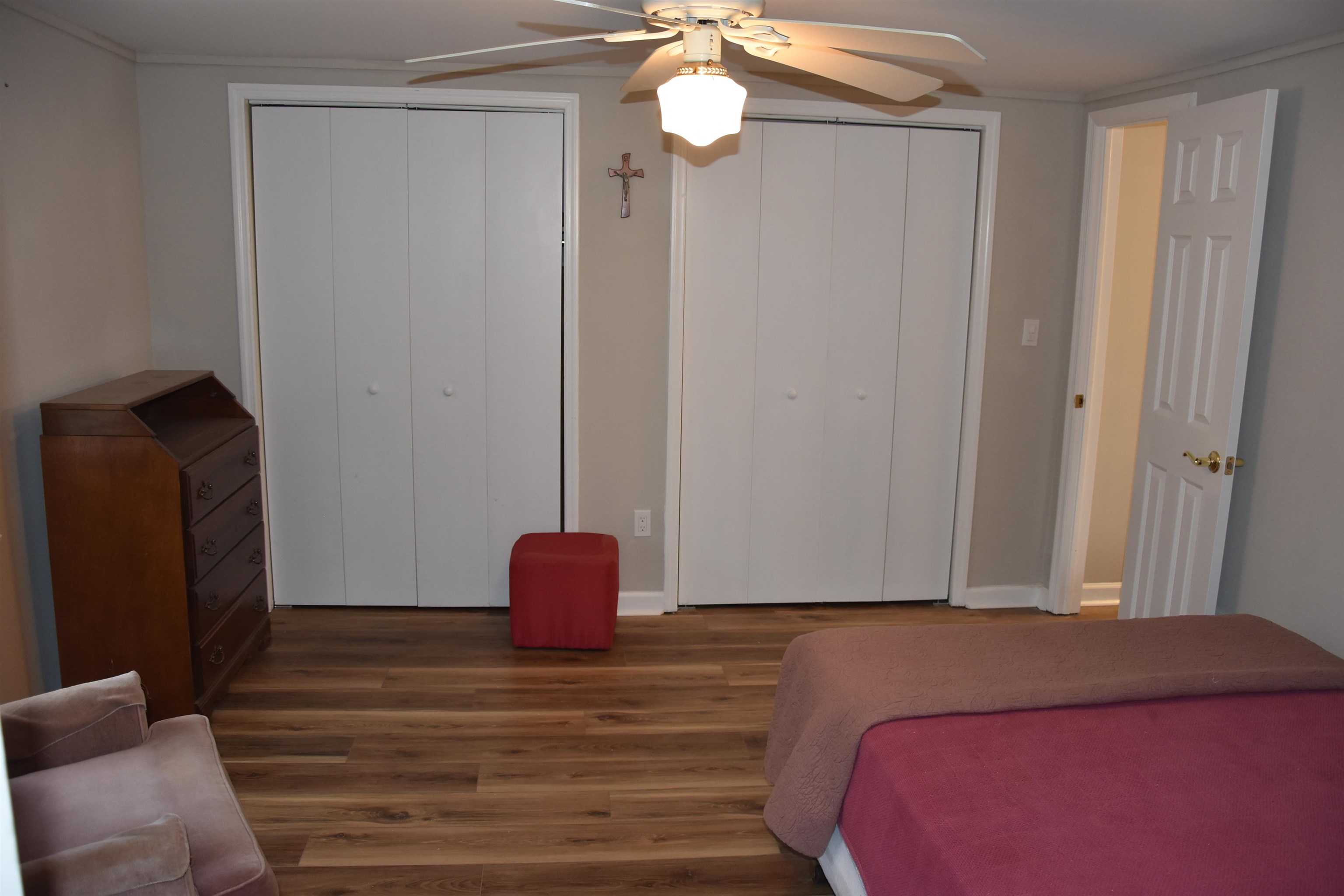 7 Corson Lane Ocean View, NJ 08230 - Photo 31 of 36 a bedroom with a bed and a mirror