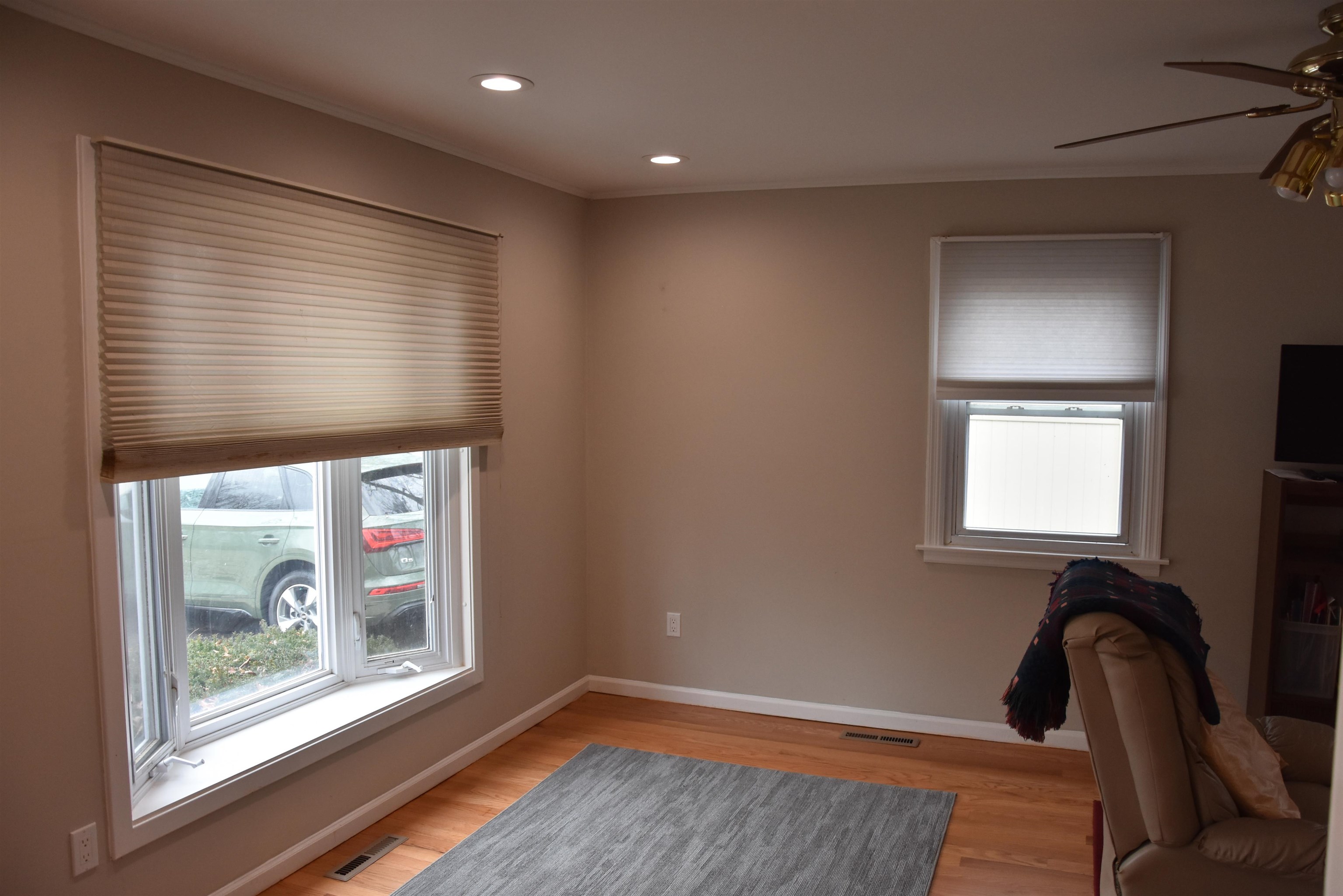 7 Corson Lane Ocean View, NJ 08230 - Photo 10 of 36 a view of a hallway with wooden floor and a large window