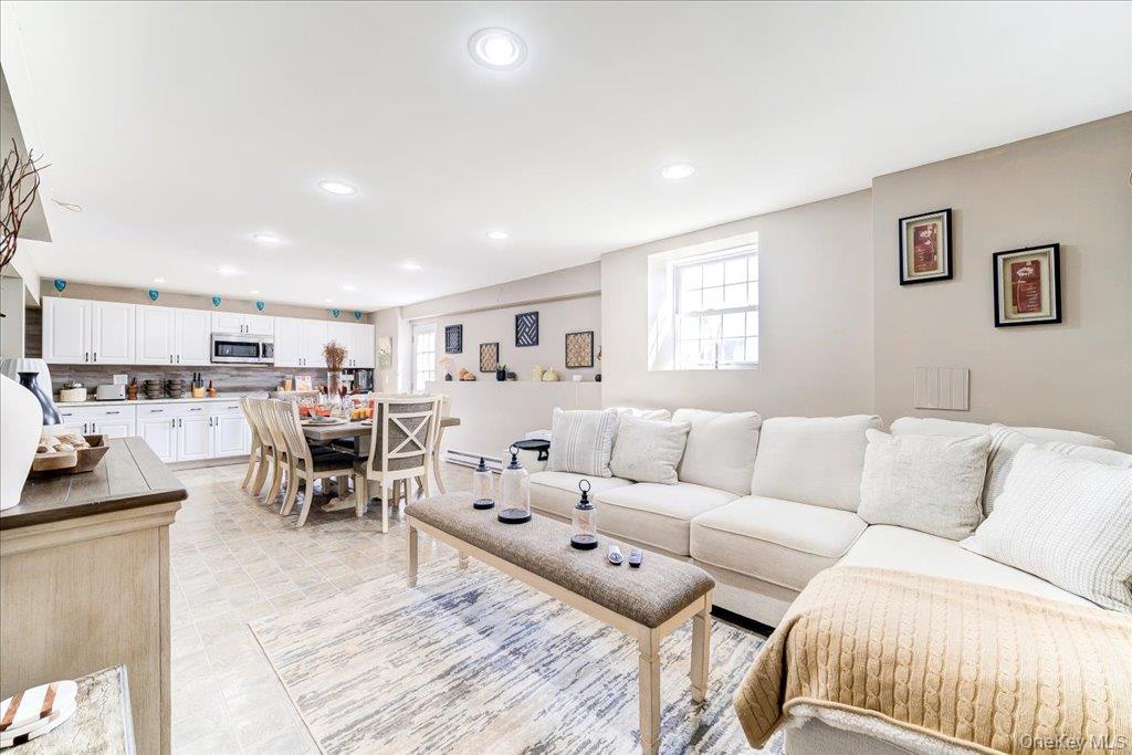 77 Houston Road Goshen, NY 10924 - Photo 33 of 46 a living room with furniture and view of kitchen