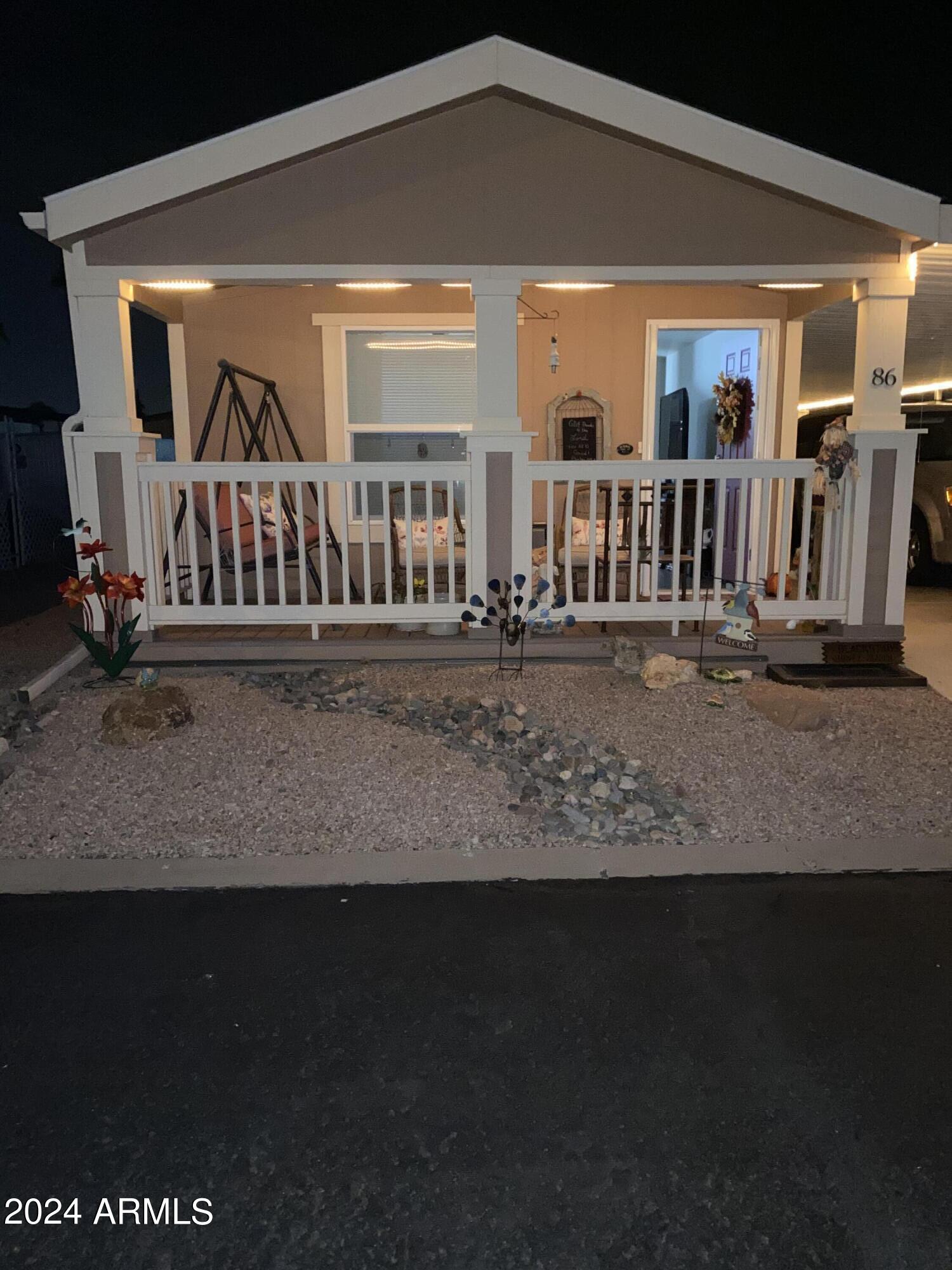 2605 South Tomahawk Road, Unit 86 Apache Junction, AZ 85119 - Photo 17 of 36 Night View