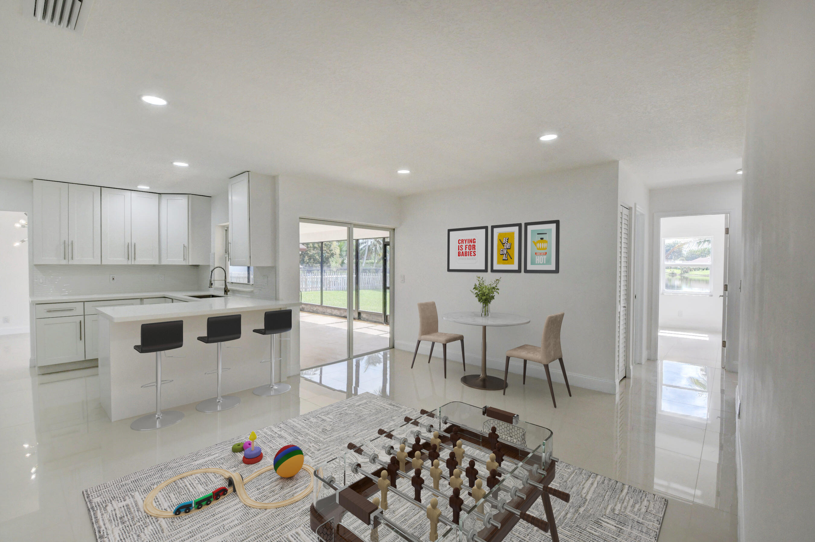 9638 Oregon Road Boca Raton, FL 33434 - Photo 23 of 72 Small table and Chairs by the slider, ba