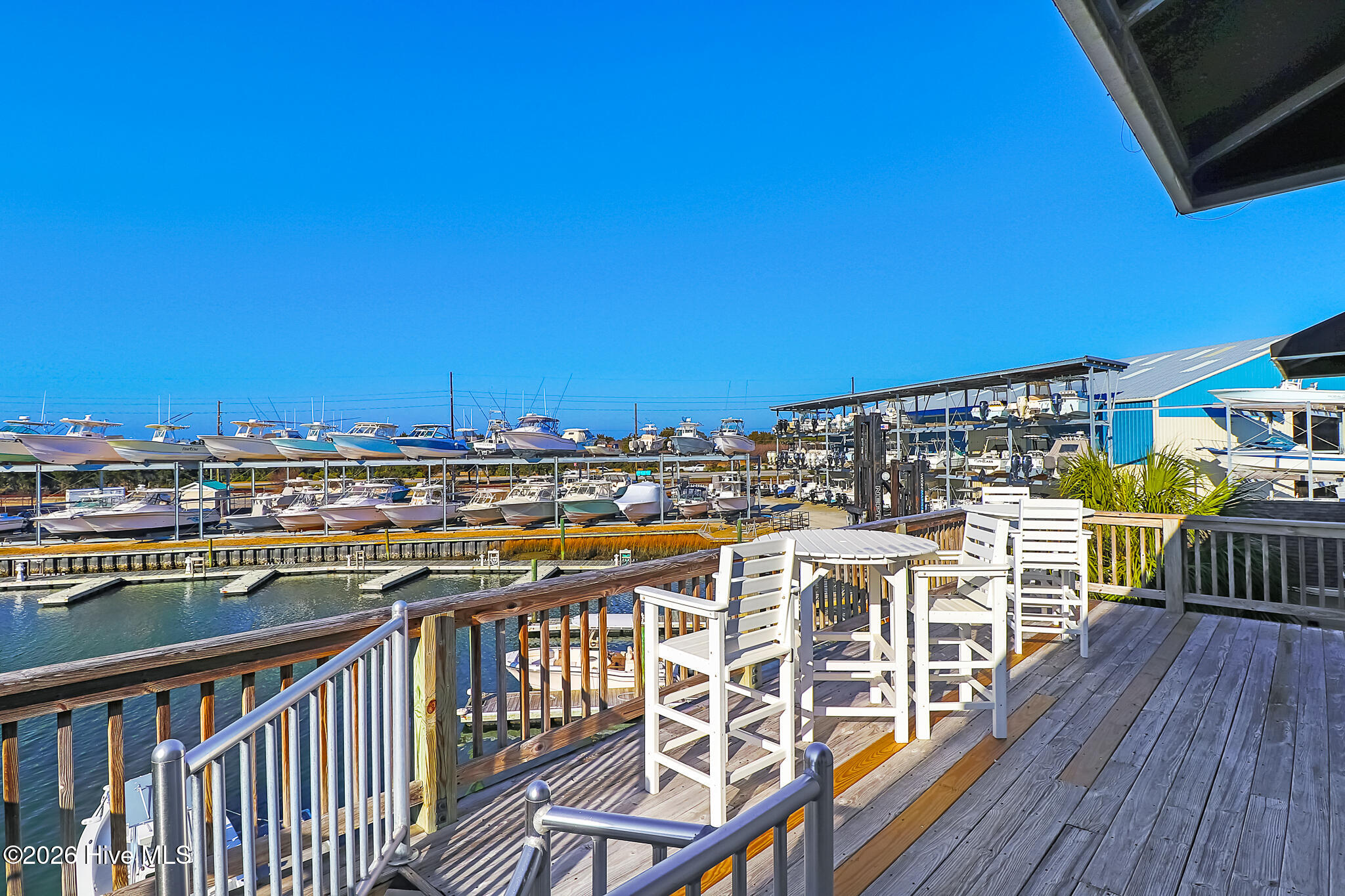 156 Radio Island Road, Unit 54 Beaufort, NC 28516 - Photo 13 of 31 Clubhouse Deck