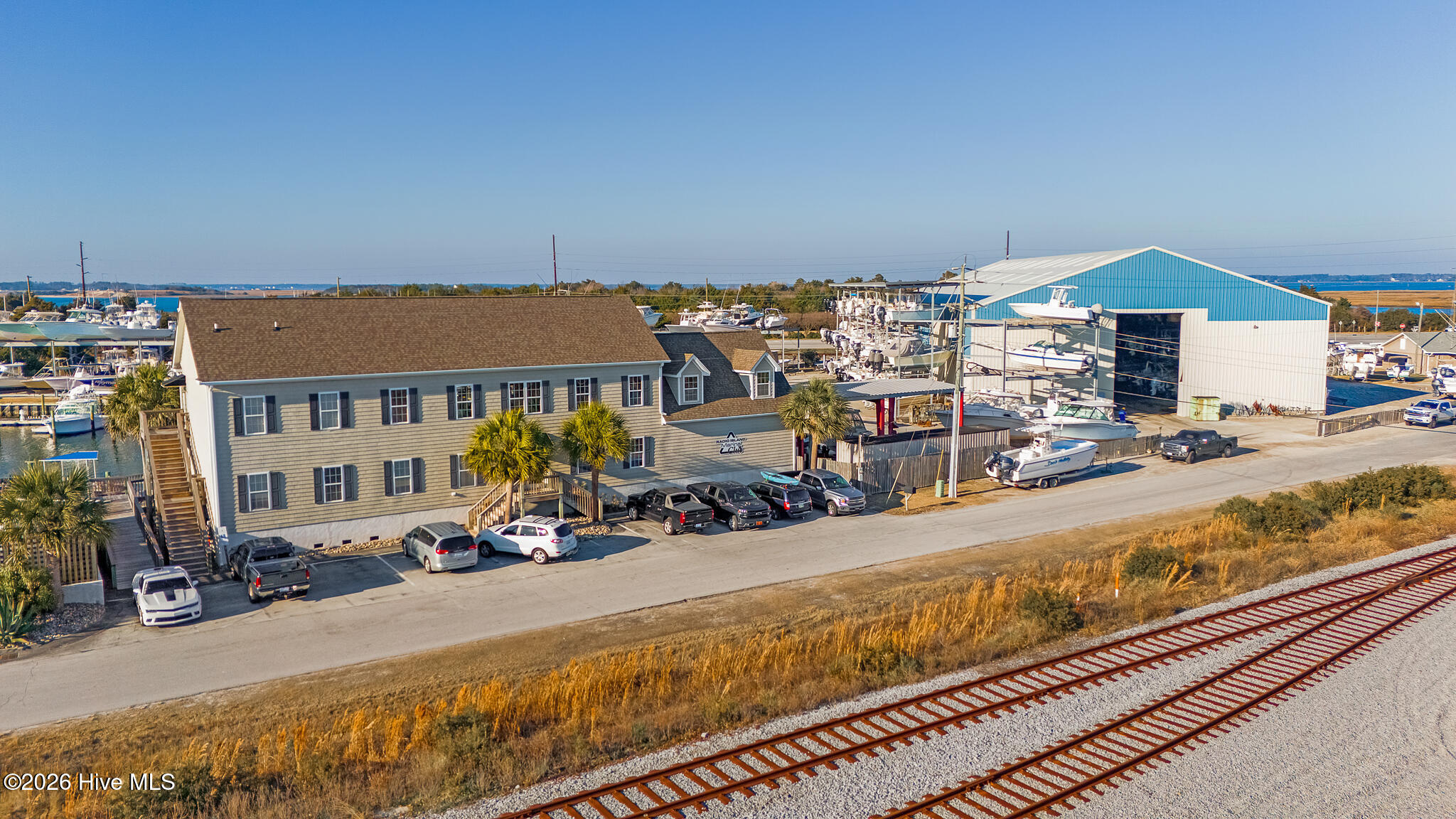 156 Radio Island Road, Unit 54 Beaufort, NC 28516 - Photo 25 of 31 Aerial of Complex