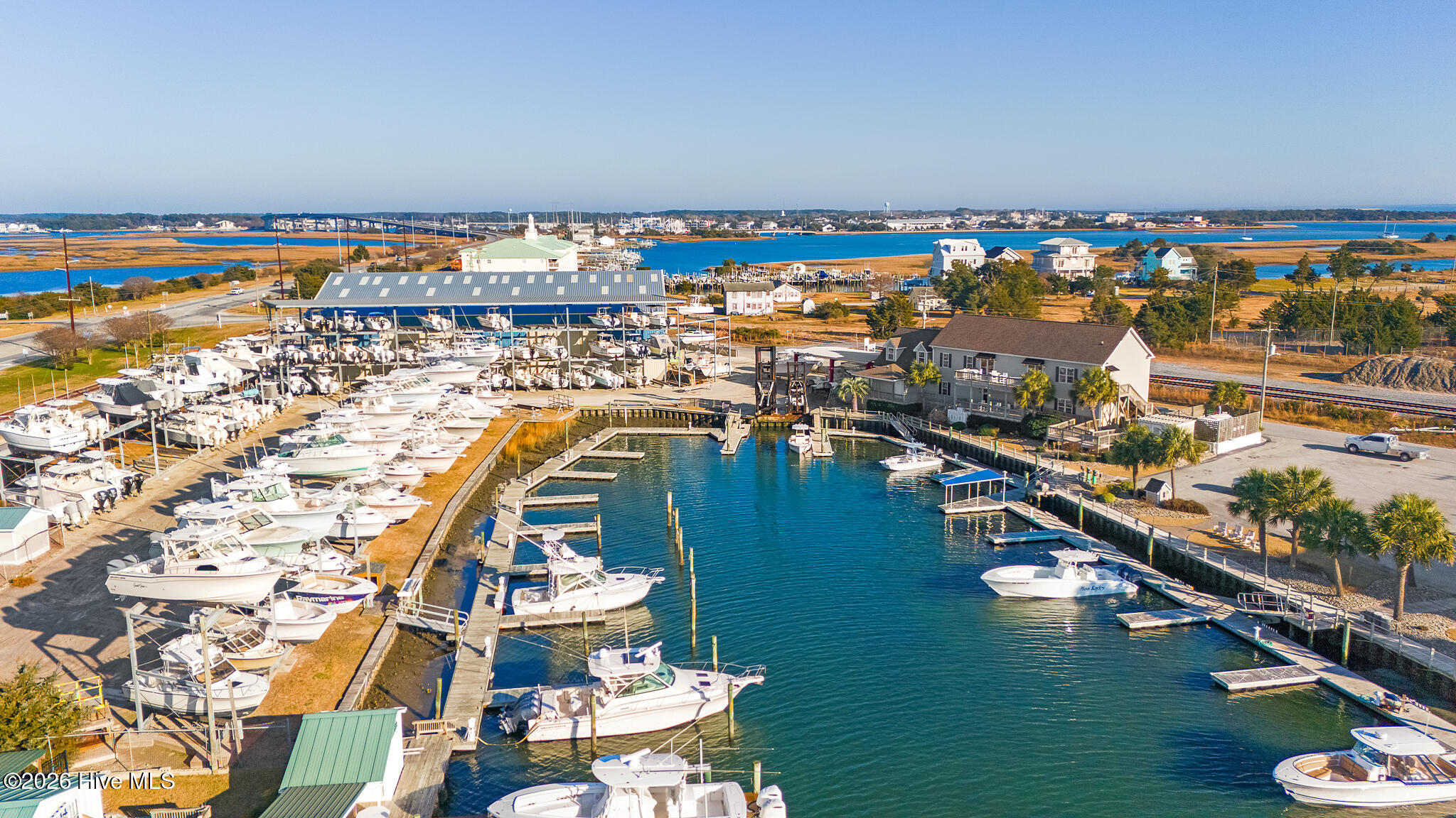 156 Radio Island Road, Unit 54 Beaufort, NC 28516 - Photo 26 of 31 Aerial of Marina