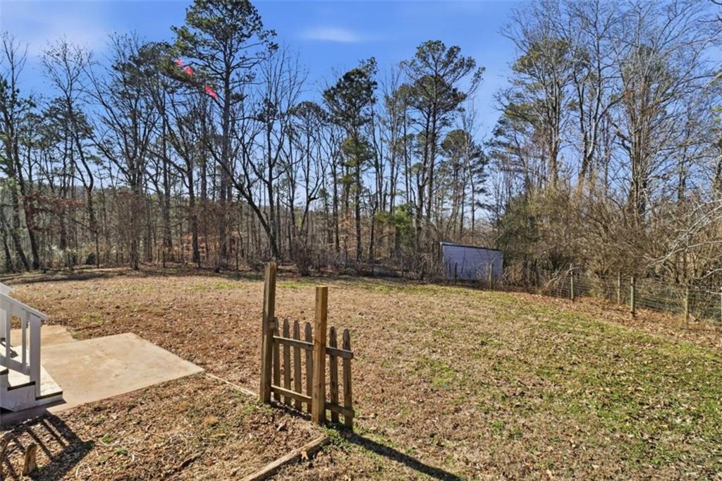 1828 4 Mile Church Road Ball Ground, GA 30107 - Photo 49 of 51 a backyard of a house with lots of green space