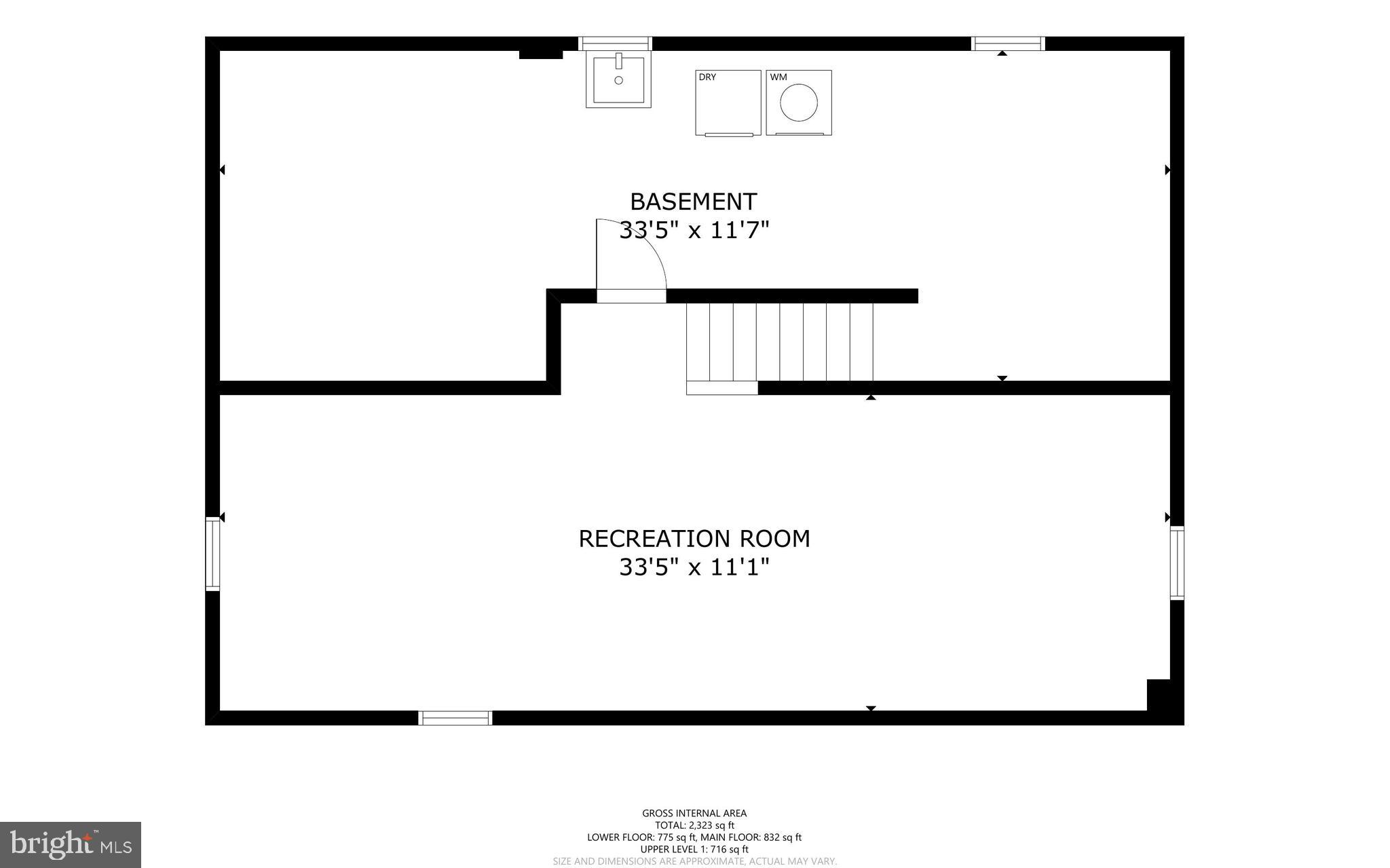 1714 Cody Drive Silver Spring, MD 20902 - Photo 49 of 49 Lower Level Floor Plan