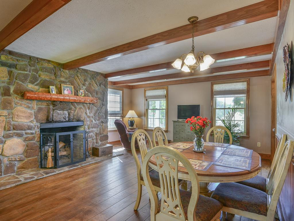 133 Millwood Road Bristol, TN 37620 - Photo 11 of 36 stone fp and exposed beams