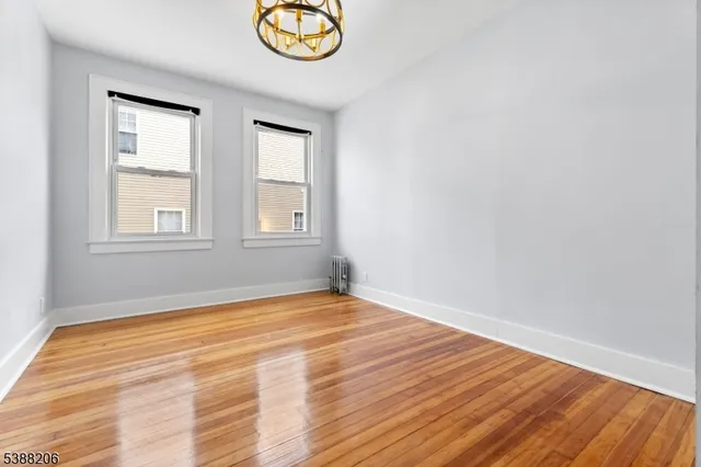 an empty room with window