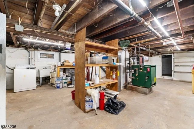 a view of storage and utility room