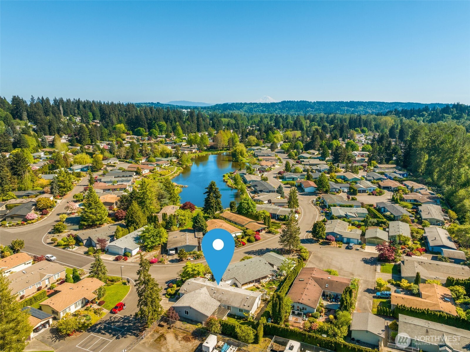 23606 Lake Drive West Bothell, WA 98021 - Photo 29 of 30 an aerial view of residential houses with outdoor space
