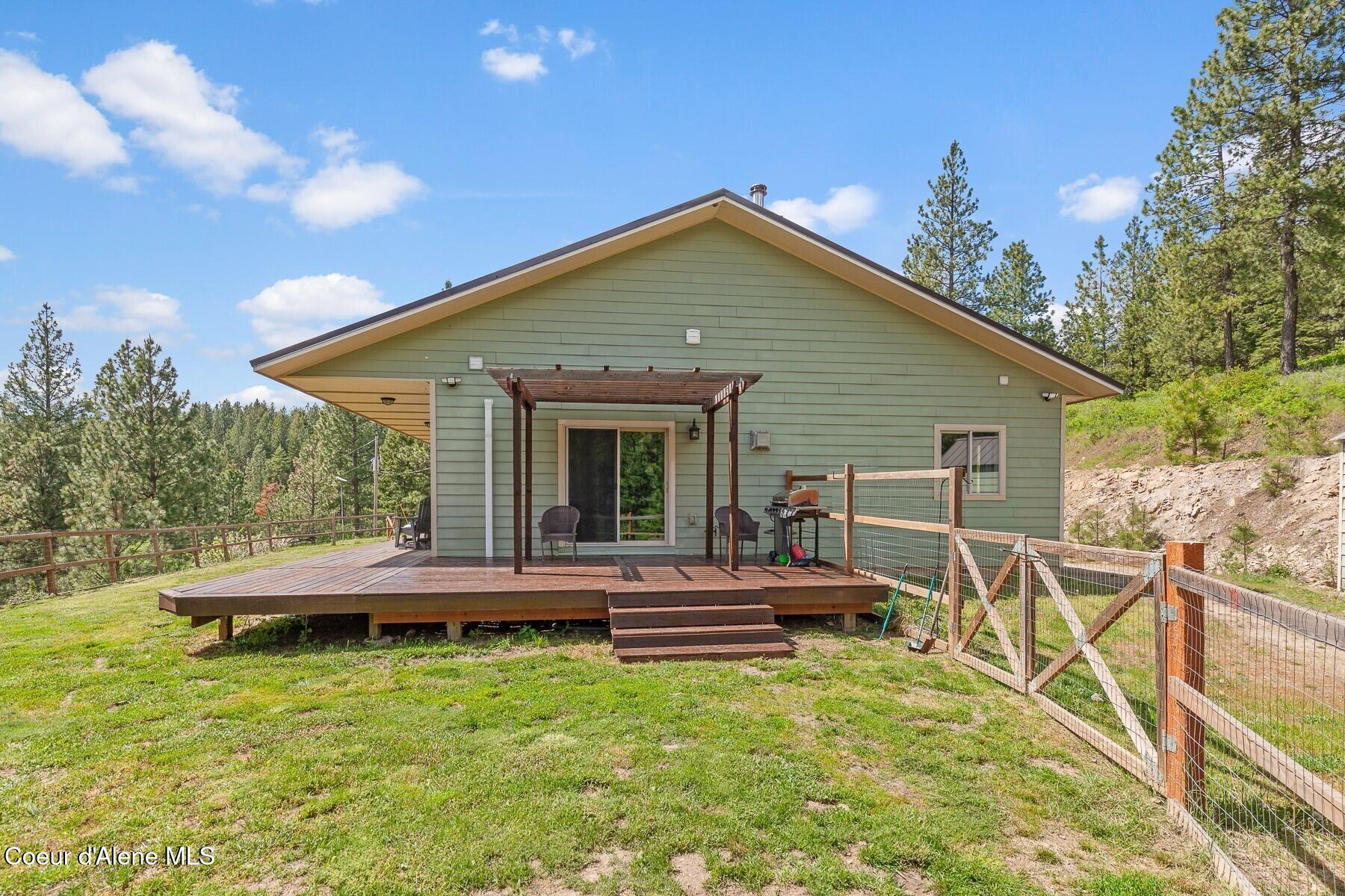 16003 Benewah Creek Road St. Maries, ID 83861 - Photo 20 of 45 Rear Exterior Deck