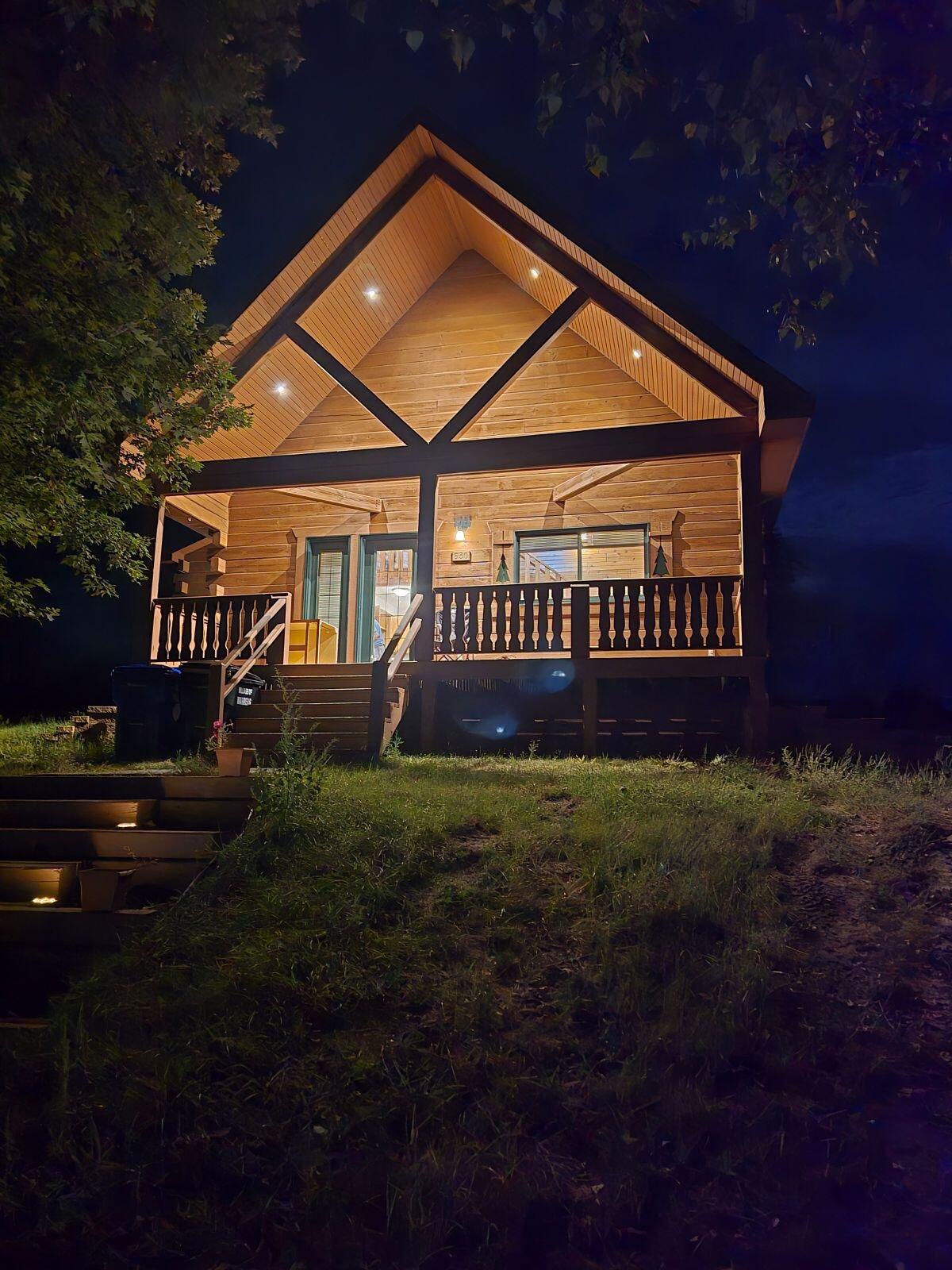 630 Sandy Beach Court Warrens, WI 54666 - Photo 12 of 14 Night