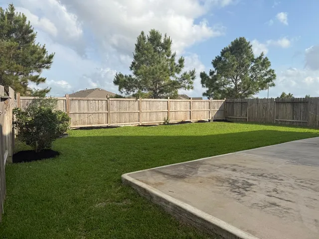a view of outdoor space and yard