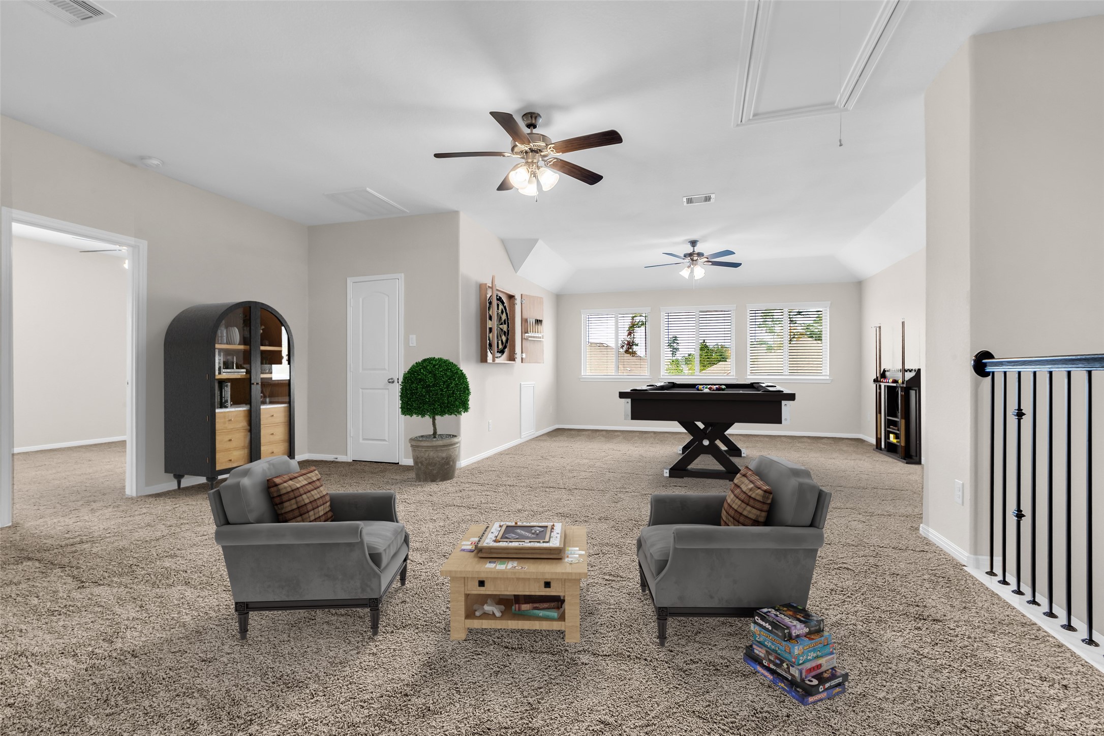 14304 Prospect Park Lane Conroe, TX 77384 - Photo 28 of 38 a living room with furniture and wooden floor