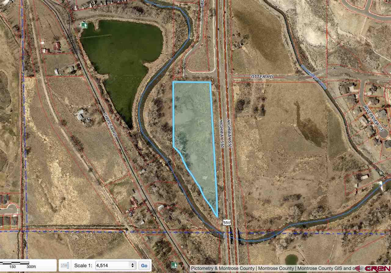 Tbd South Highway 550 & Otter Road Montrose, CO 81401 - Photo 10 of 30 an aerial view of a highlighted house