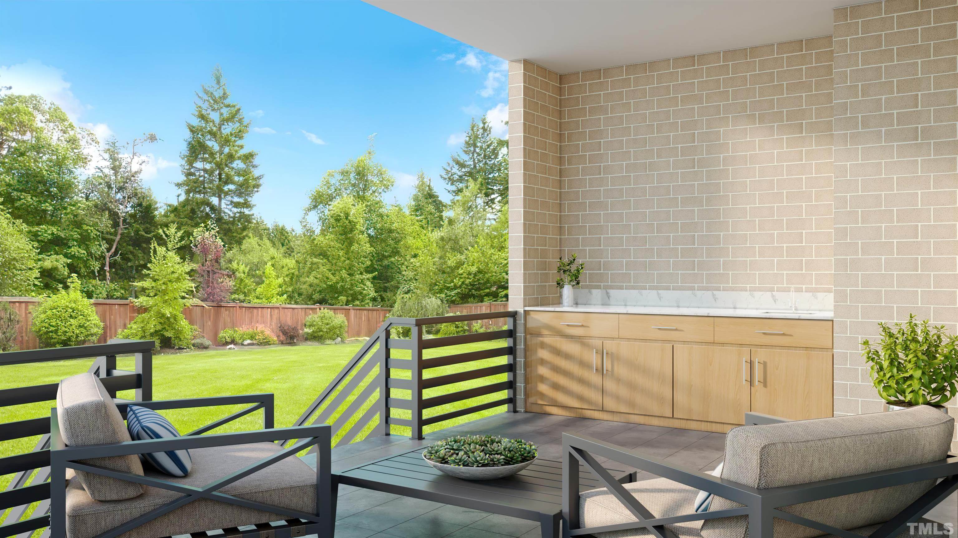 907 North State Street, Unit 102 Raleigh, NC 27604 - Photo 6 of 13 a view of a chairs and table in patio