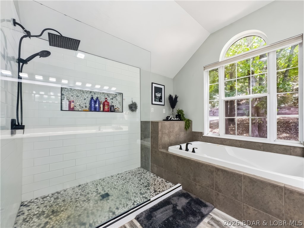 1589 Ridgeview Terrace Osage Beach, MO 65065 - Photo 23 of 60 Large Walk-In Shower in Master Bath/Jetted Tub