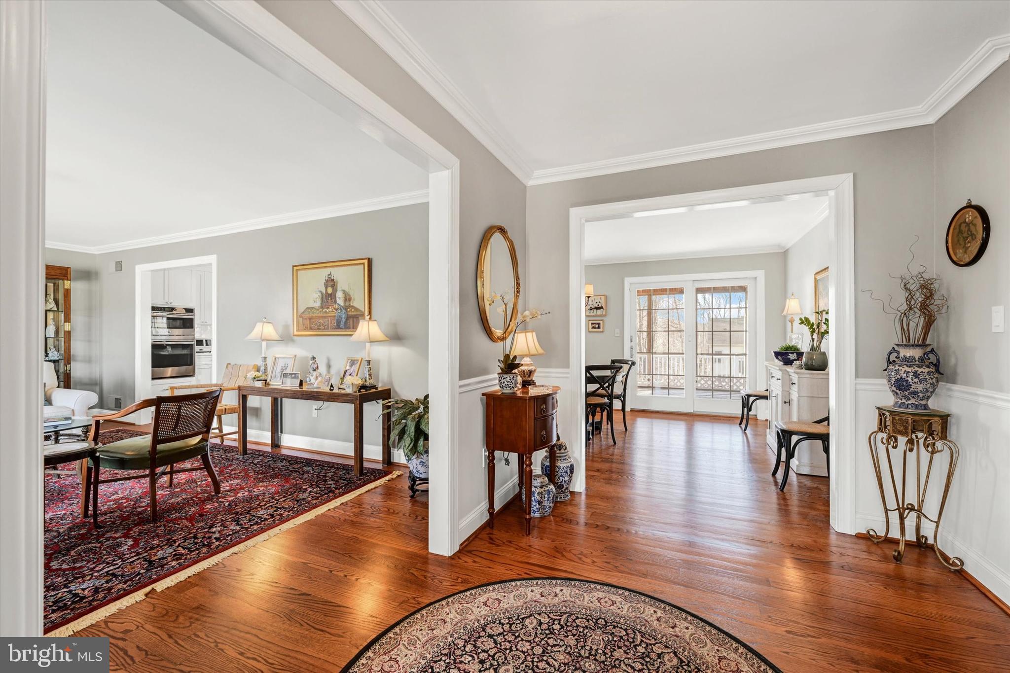 2211 Old Bosley Road Cockeysville, MD 21030 - Photo 4 of 65 a living room with fireplace furniture and a wooden floor