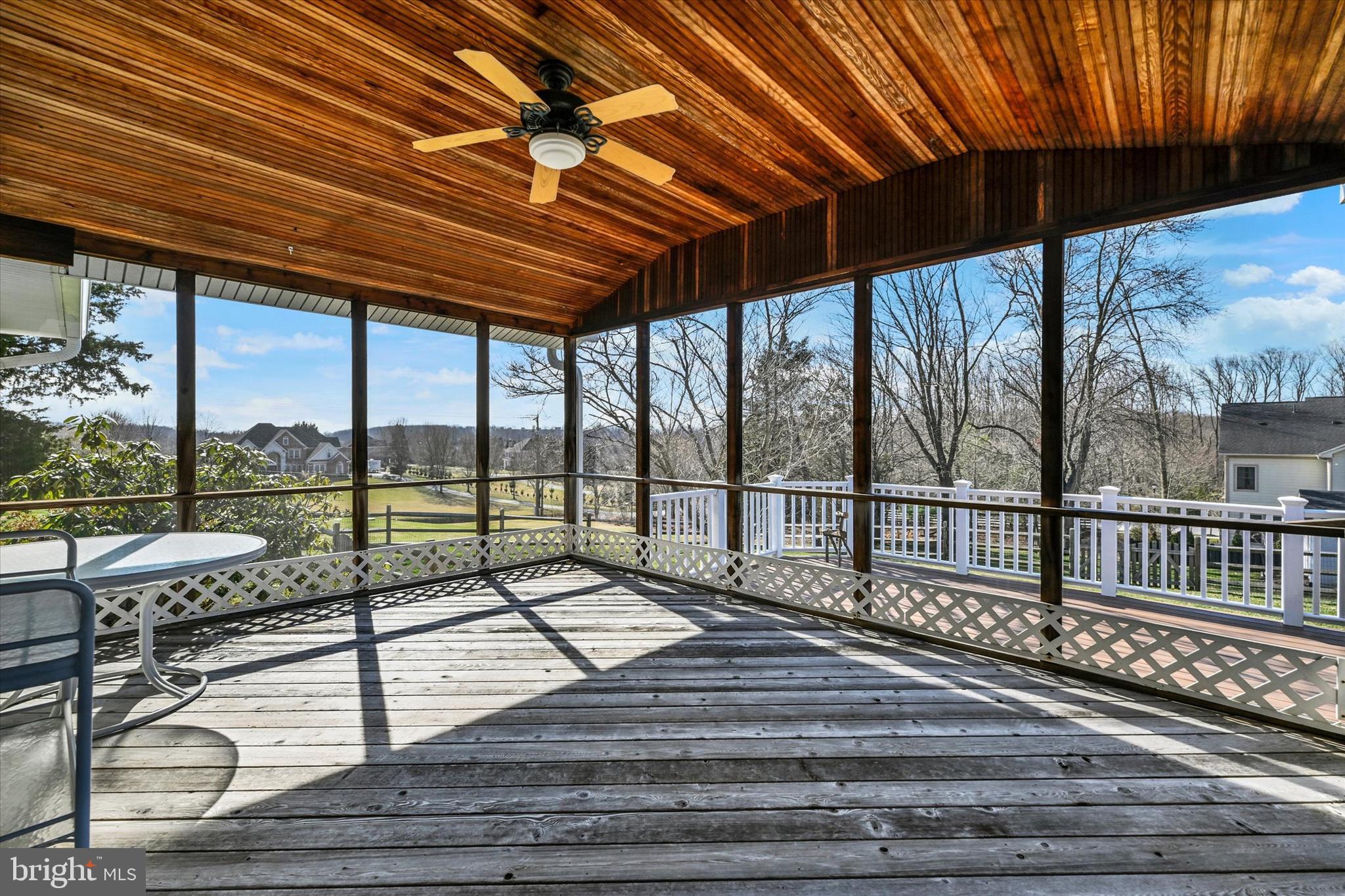 2211 Old Bosley Road Cockeysville, MD 21030 - Photo 41 of 65 a view of a balcony with wooden floor