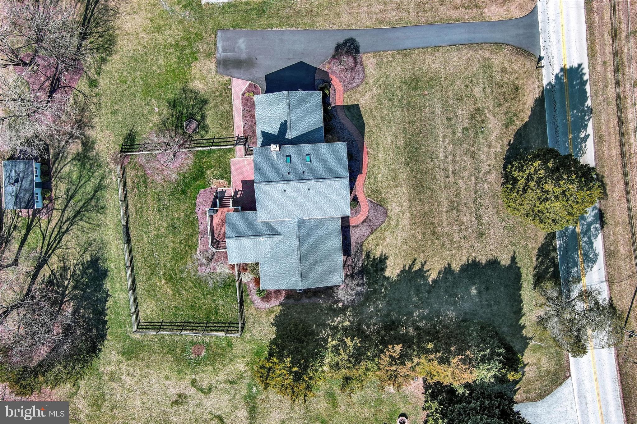 2211 Old Bosley Road Cockeysville, MD 21030 - Photo 58 of 65 an aerial view of residential house with outdoor space and trees