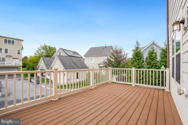 a view of a roof deck