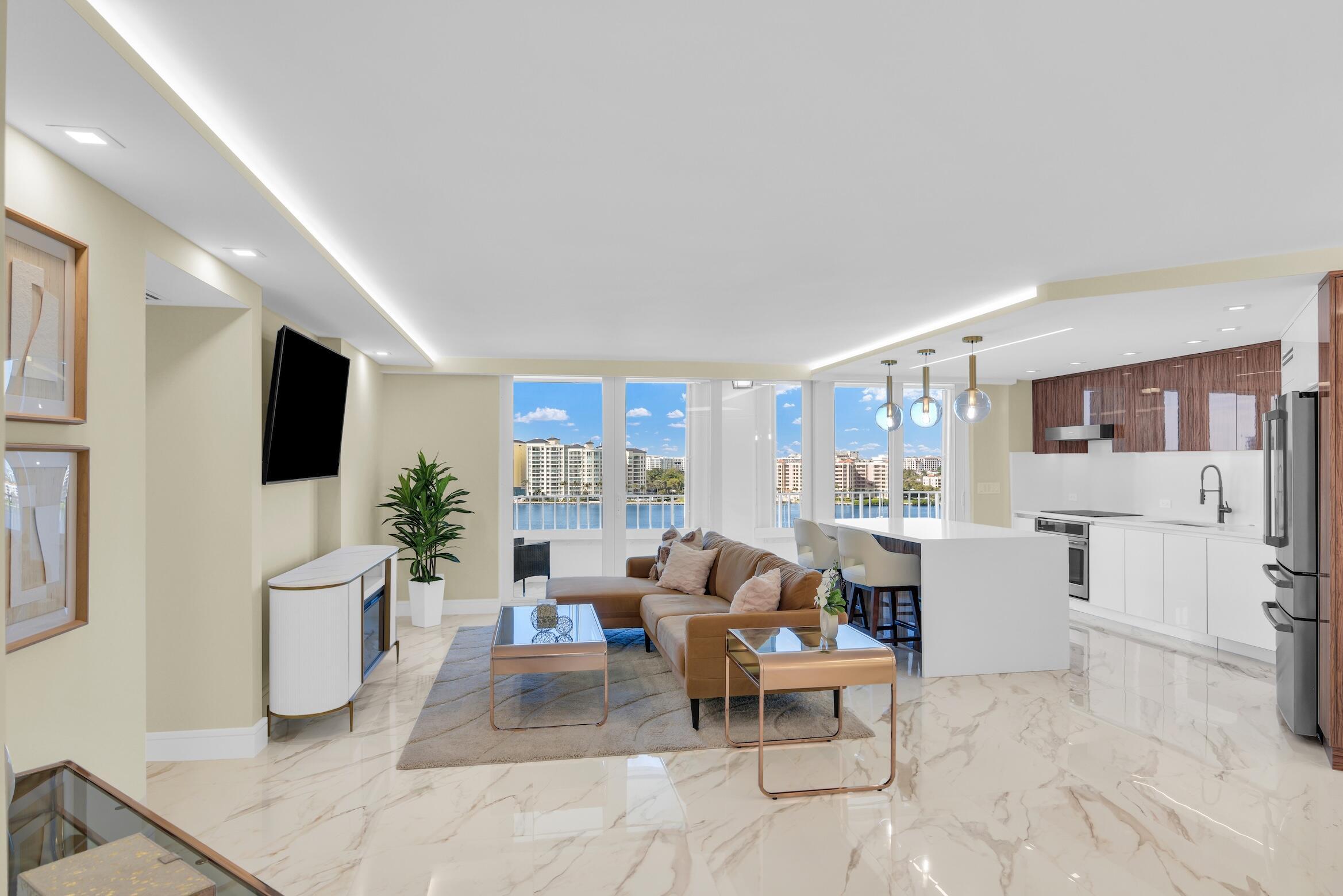 550 South Ocean Boulevard, Unit 1009 Boca Raton, FL 33432 - Photo 3 of 56 Living Room