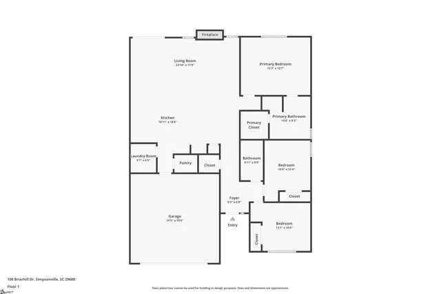 $400,000 | 100 Briarhill Drive, Simpsonville, SC 29680