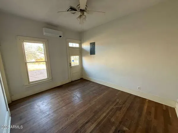 wooden floor in an empty room