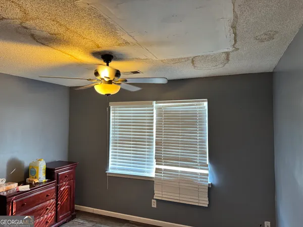 a view of a livingroom with a window