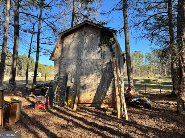 a view of a house with a wooden door